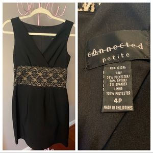 Black cocktail dress